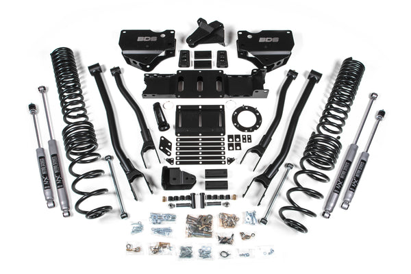 BDS 5.5 Inch Lift Kit W/ 4-Link Fits RAM 2500 19-24 4WD Gas 1689FS