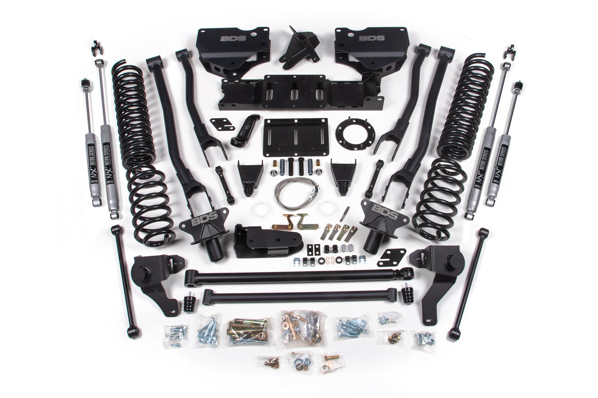 BDS 2019-2024 Fits RAM 2500 8" 4-Link Supsension System Diesel - FOX Shocks 1727FS