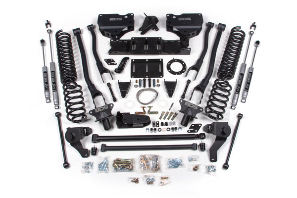 BDS 2019-2024 Fits RAM 2500 8" 4-Link Supsension System Diesel - FOX Shocks 1727FS