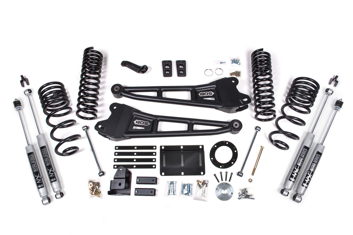 BDS 5.5 Inch Lift Kit W/ Radius Arm Fits RAM 2500 14-18 4WD Gas 2101FPE