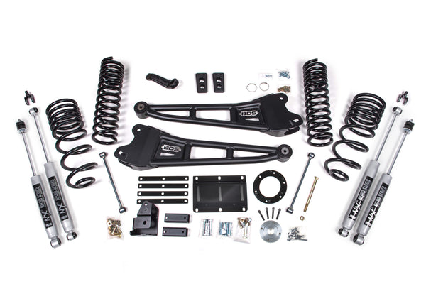 BDS 5.5 Inch Lift Kit W/ Radius Arm Fits RAM 2500 14-18 4WD Gas 2101FPE