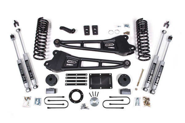 BDS 6 Inch Lift Kit W/ Radius Arm Fits RAM 3500 W/ Rear Air Ride 13-18 4WD Diesel 2106H