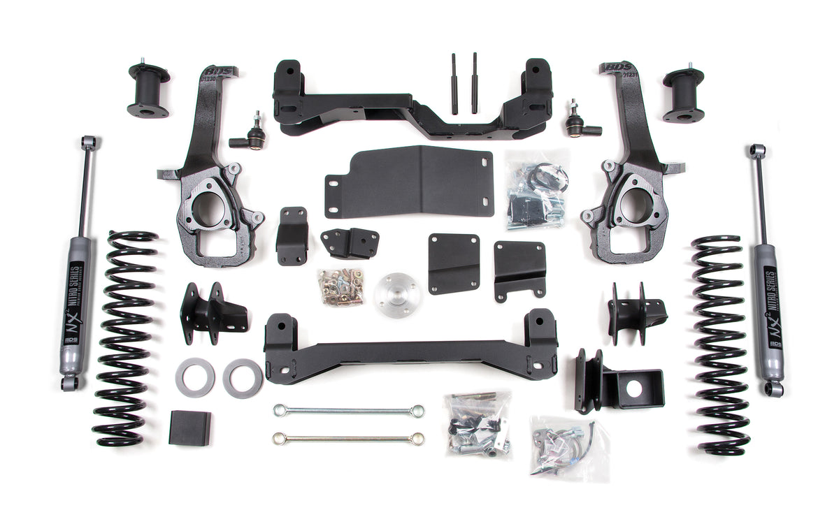 BDS 4 Inch Lift Kit, Fits Dodge RAM 1500 09-11 4WD 623H