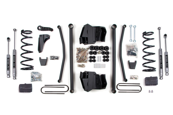 BDS 4 Inch Lift Kit Long Arm, Fits Dodge RAM 2500 Power Wagon 2008 4WD Gas 1769H