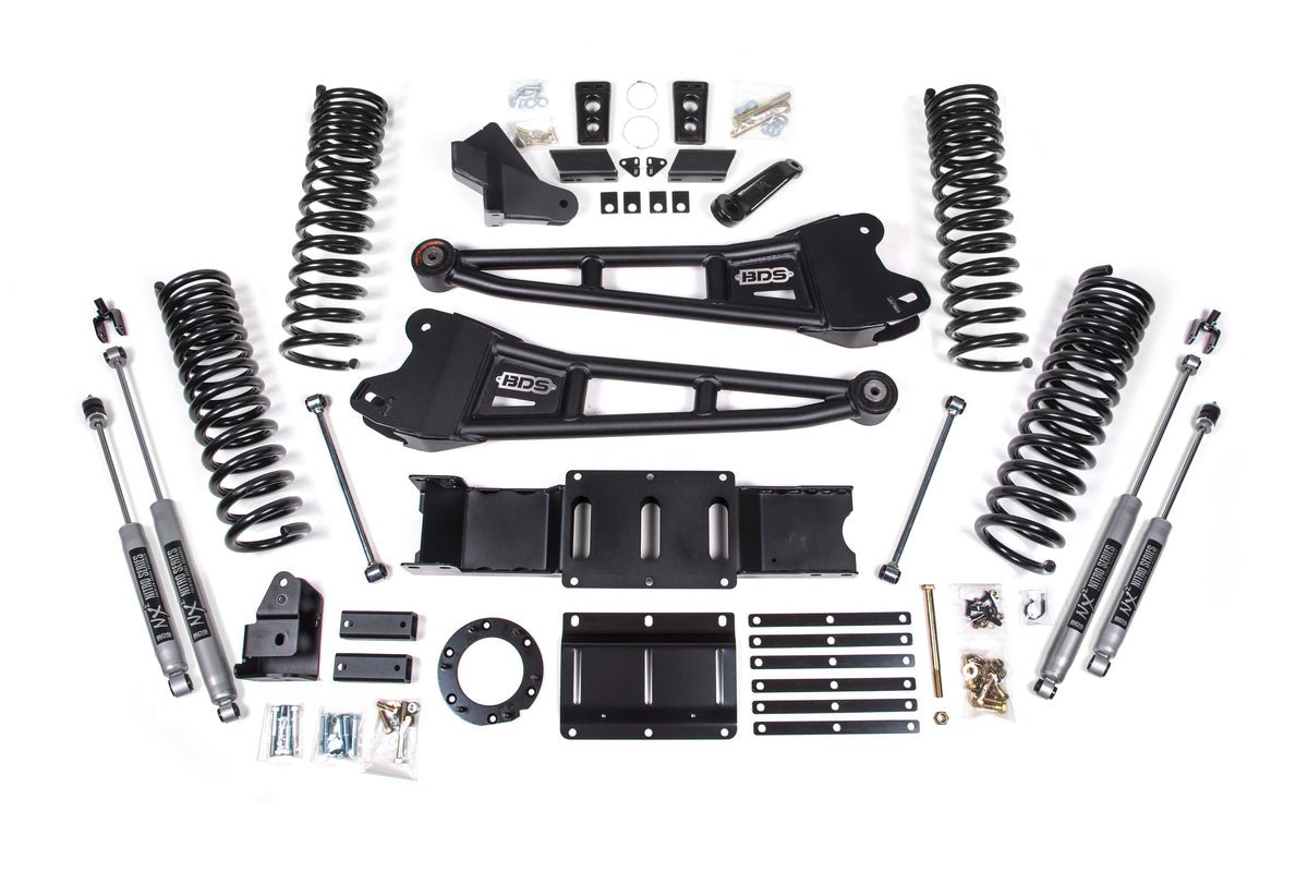 BDS 5.5 Inch Lift Kit W/ Radius Arm Fits RAM 2500 19-24 4WD Gas 1681H
