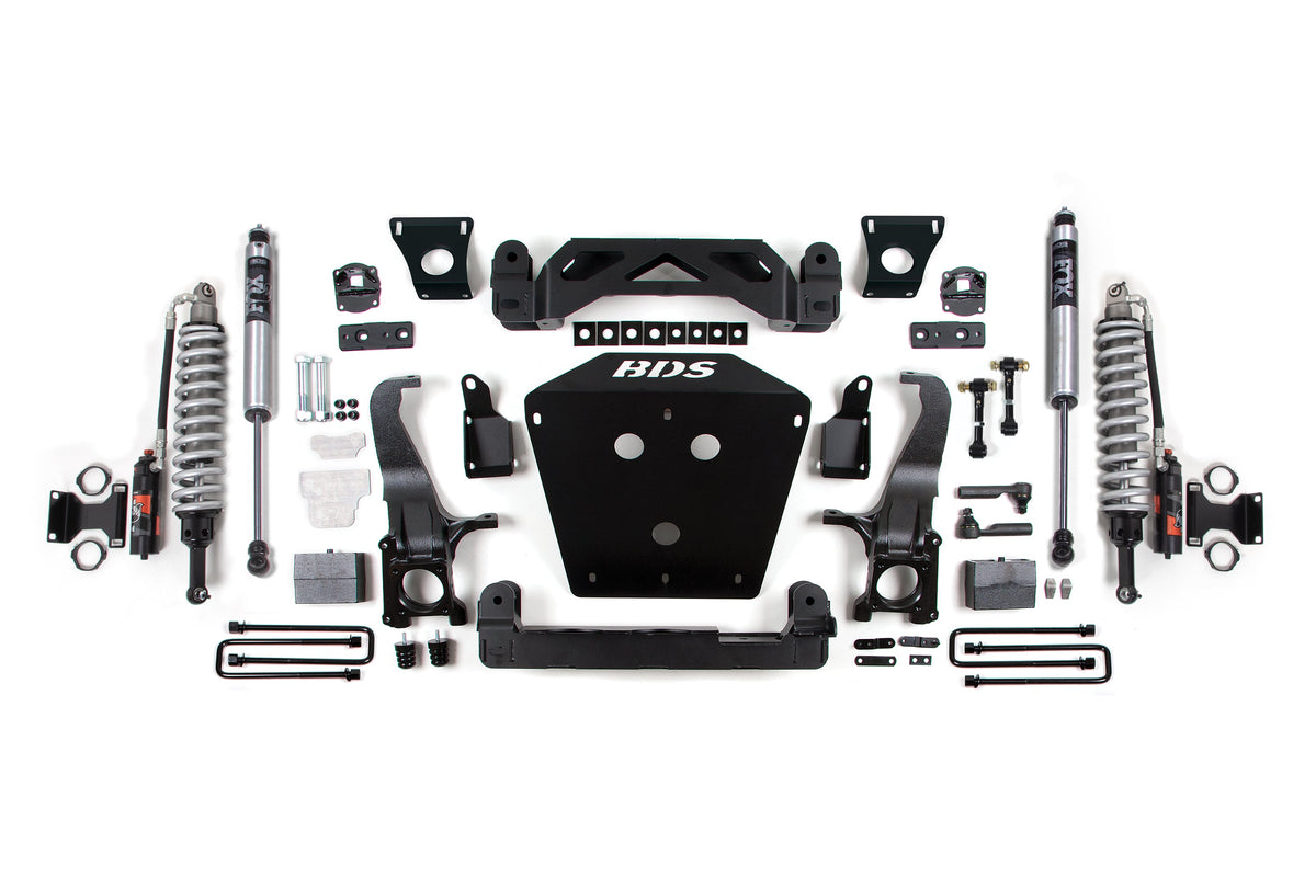 BDS 2016-2021 Toyota Tundra 5in Suspension System, 3in Rear Block - Fox 2.5 Pes C/o, Fox 2.0 Ps Shocks 819FPS
