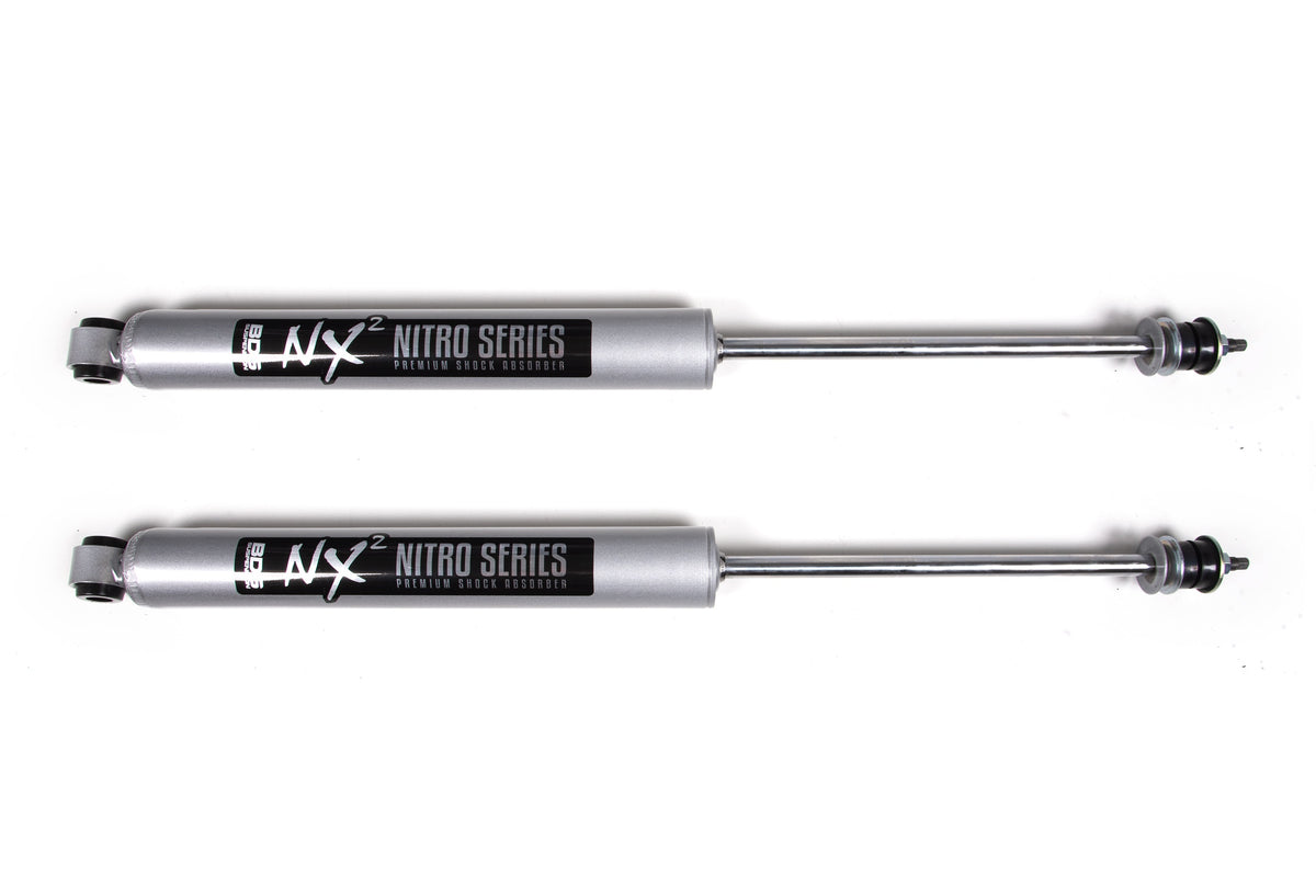 BDS Pair NX2 Nitro Rear Shocks 4 Inch Lift Fits RAM 1500 Rebel 19-22 4WD With Air-ride 074