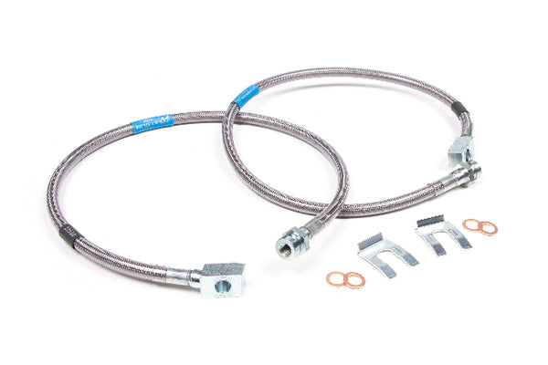 BDS Front Brake Line Set Stainless Steel, Fits 6 Inch Lift Fits Chevy/ GMC Truck And SUV 88-98 101001