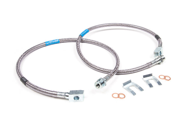 BDS Front Brake Line Set Stainless Steel, Fits 6 Inch Lift Chevy/ GMC Truck And SUV 88-98 101001