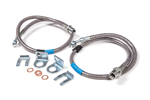 BDS Front Brake Line Set Stainless Steel, Fits 6 Inch Lift Chevy/ GMC Truck And SUV 07-18 101002