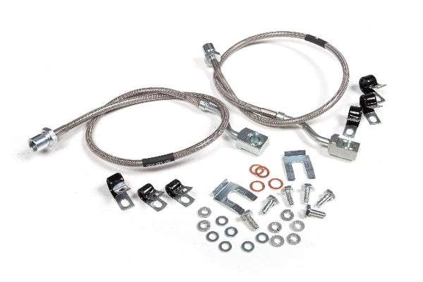 BDS Front Brake Line Set Stainless Steel 101011