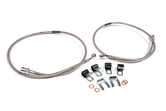 BDS Front Brake Line Set Stainless Steel, Fits 4-8 Inch Lift RAM 2500 14-23 And 3500 13-23 4WD 102003