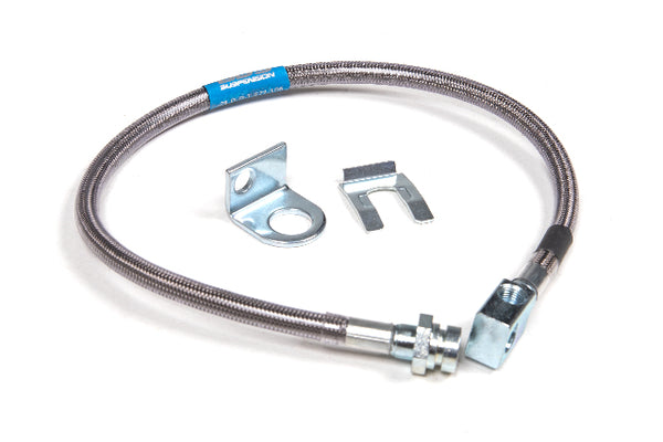 BDS Rear Brake Line Stainless Steel, Fits 4-6.5 Inch Lift Fits Jeep Wrangler YJ 87-95 104007