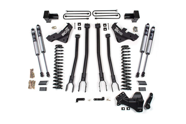 BDS 4 Inch Lift Kit W/ 4-Link Ford F450 Super Duty 20-22 4WD 1223FS