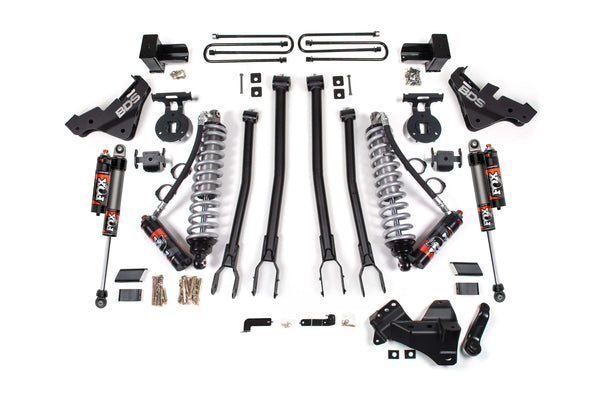 BDS 4 Inch Lift Kit W/ 4-Link Fox 2.5 Coilover Conversion - Performance Elite Ford F450 Super Duty 20-22 4WD 1223PES