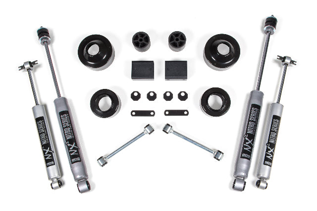BDS 2 Inch Lift Kit Coil Spacer, Fits 2007-2011 Fits Jeep Wrangler 1401H