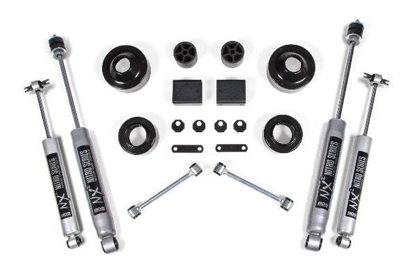 BDS 2 Inch Lift Kit Coil Spacer, Fits 2007-2011 Jeep Wrangler 1401H