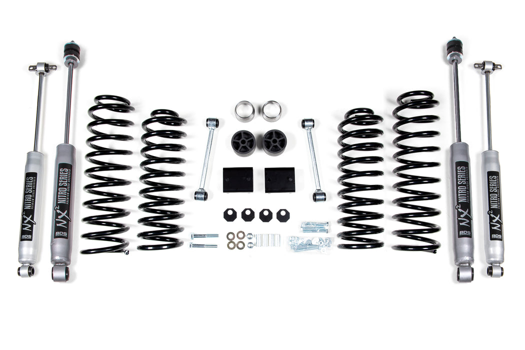 BDS BDS1430FS 2 Inch Lift Kit - Coil Spring - Jeep Wrangler JK (12-18) 4-Door