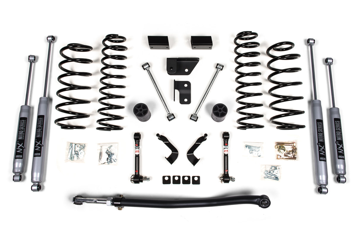 BDS 3 Inch Lift Kit, Fits Jeep Wrangler JL 18-25 2-Door 1438H