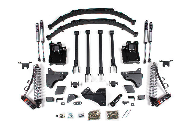 BDS 8 Inch Lift Kit 4-Link & 2.5 Performance Elite Coil-Over Conversion Fits Ford F250/F350 Super Duty (11-16) 4WD
