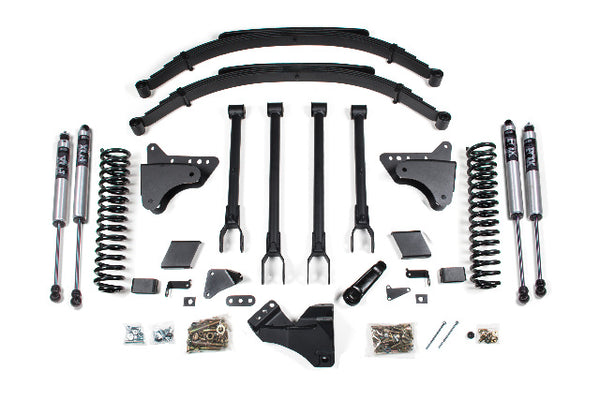 BDS 8 Inch Lift Kit 4-Link Conversion, Fits Ford F250/F350 Super Duty 11-16 4WD Diesel 1500FS