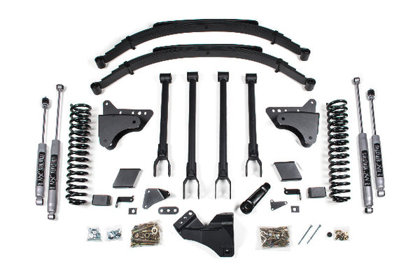 BDS 8 Inch Lift Kit 4-Link Conversion, Fits Ford F250/F350 Super Duty 11-16 4WD Diesel 1500H