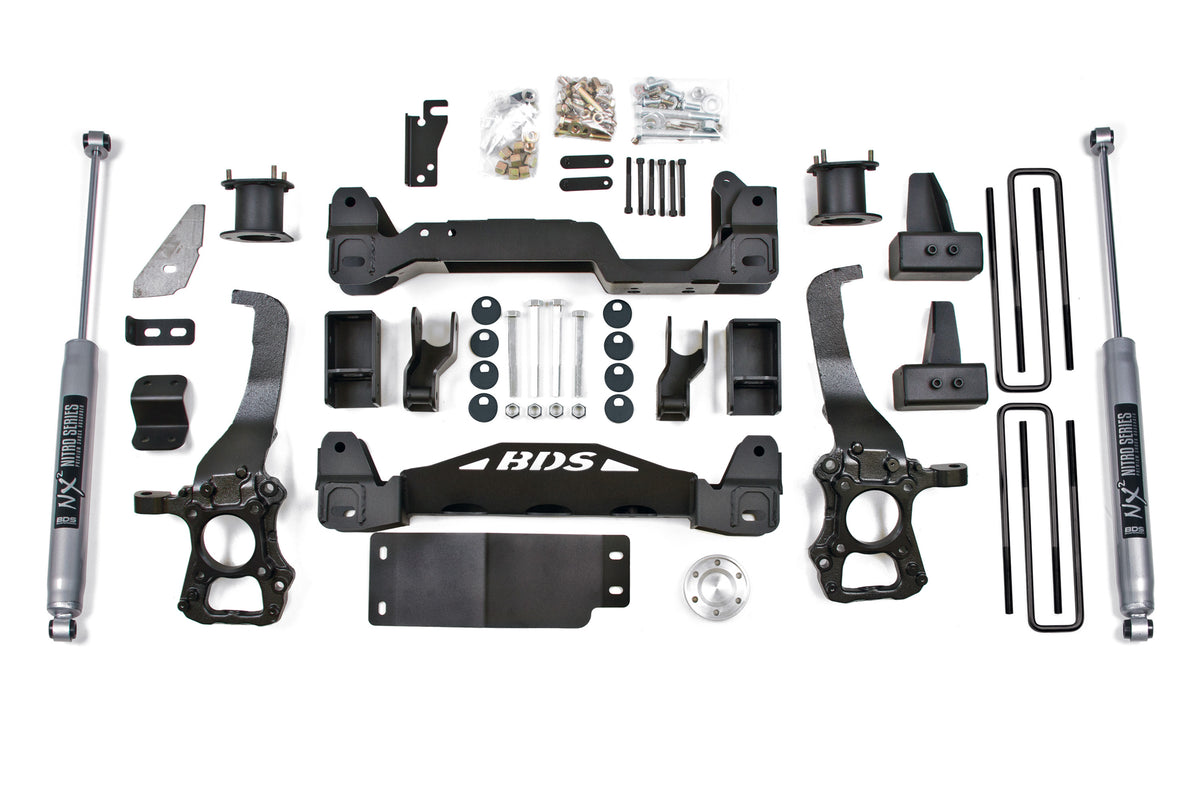 BDS 4 Inch Lift Kit, Fits Ford F150 2014 4WD 1502H