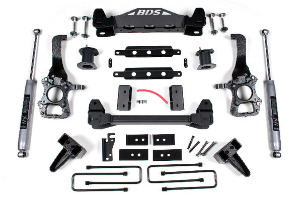 BDS 6 Inch Lift Kit, Fits Ford F150 2014 2WD 1505H