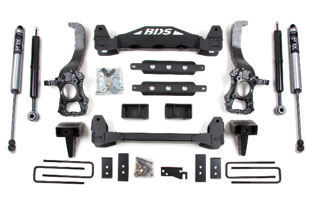 BDS 6 Inch Lift Kit, Fits Ford F150 2014 2WD 1505FS