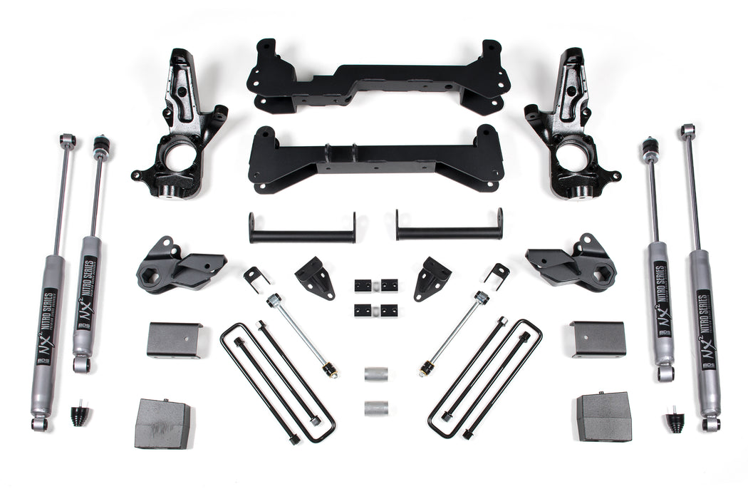 BDS 7 Inch Lift Kit Fits Chevy Silverado or Fits GMC Sierra 2500HD (01-10) 2WD