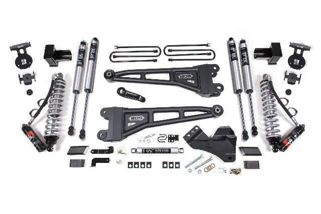 BDS 4 Inch Lift Kit W/ Radius Arm 2.5 Performance Elite Coil-over Conversion, Fits Ford F250/F350 Super Duty 17-19 4WD Diesel 1524FPE
