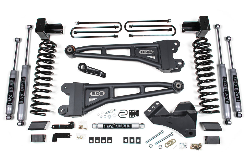BDS BDS1564H 4 Inch Lift Kit w/ Radius Arm Ford F350 Super Duty DRW (20-22) 4WD Gas