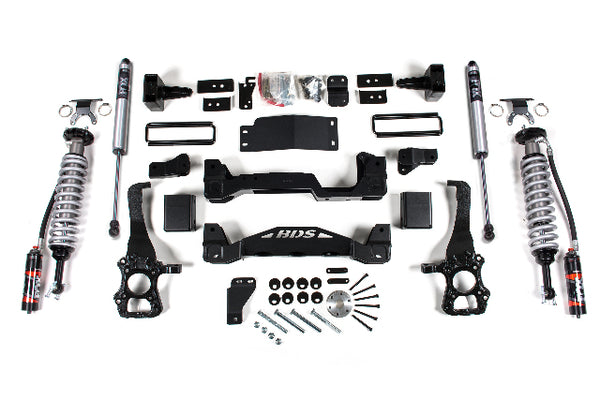 BDS 4 Inch Lift Kit 2.5 Performance Elite Coil-over, Fits Ford F150 15-20 4WD 1533FPE
