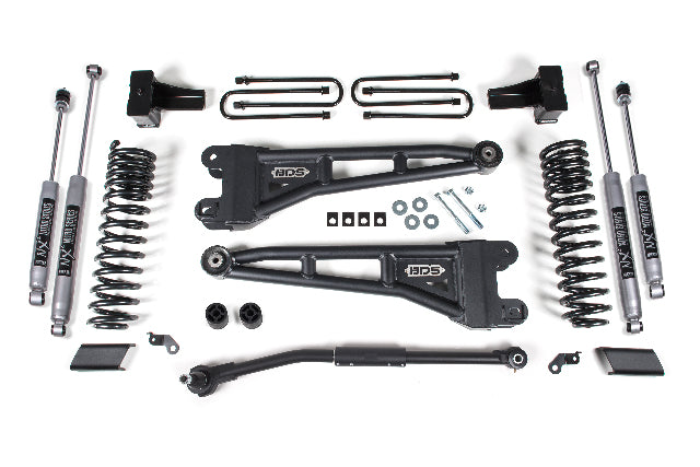 BDS 2.5 Inch Lift Kit W/ Radius Arm, Fits Ford F250/F350 Super Duty 17-19 4WD Diesel 1543H