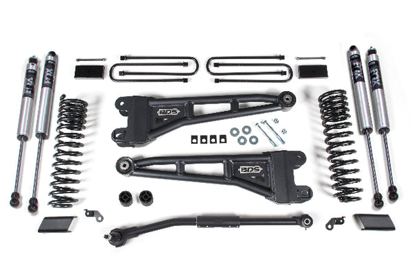 BDS 3 Inch Lift Kit W/ Radius Arm, Fits Ford F250/F350 Super Duty 20-22 4WD Diesel 1549FS
