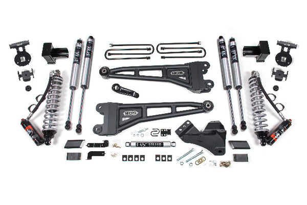 BDS 4 Inch Lift Kit W/ Radius Arm 2.5 Performance Elite Coil-over Conversion, Fits Ford F350 Super Duty DRW 20-22 4WD Diesel 1563FPE