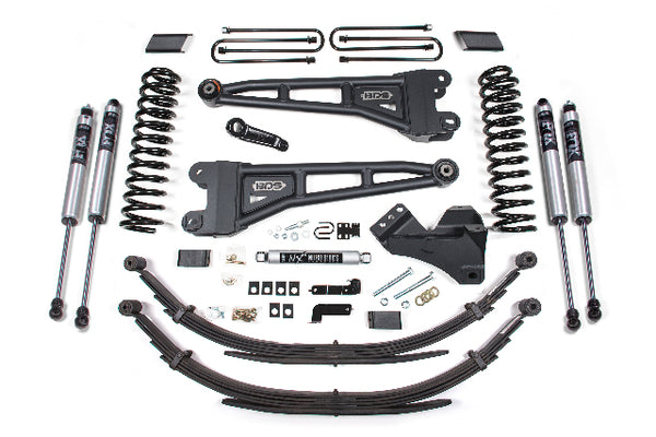BDS 4 Inch Lift Kit W/ Radius Arm, Fits Ford F250/F350 Super Duty 17-19 4WD Gas 1560FS
