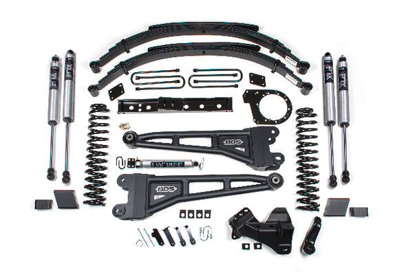 BDS 7 Inch Lift Kit W/ Radius Arm, Fits Ford F250/F350 Super Duty 20-22 4WD Diesel 1562FS