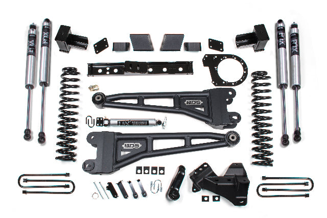 BDS 7 Inch Lift Kit W/ Radius Arm, Fits Ford F250/F350 Super Duty 20-22 4WD Diesel 1561FS