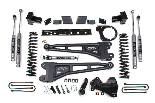 BDS 7 Inch Lift Kit W/ Radius Arm, Fits Ford F350 Super Duty DRW 20-22 4WD Diesel 1573H