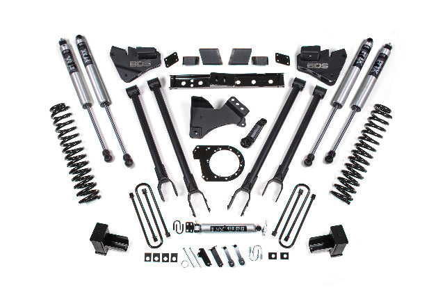 BDS 7 Inch Lift Kit W/ 4-Link, Fits Ford F250/F350 Super Duty 20-22 4WD Diesel 1571FS