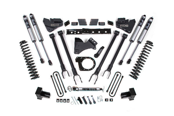 BDS 6 Inch Lift Kit W/ 4-Link, Fits Ford F350 Super Duty DRW 20-22 4WD Diesel 1574FS