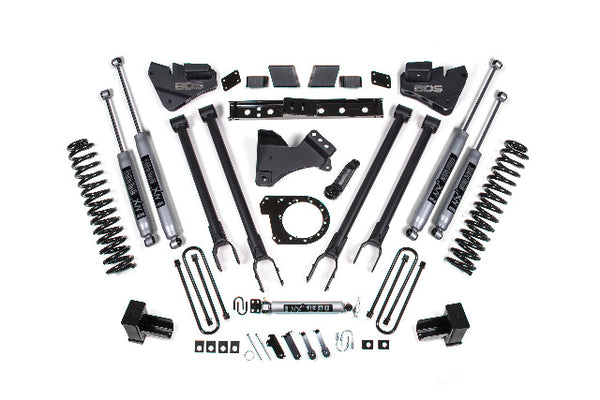 BDS 7 Inch Lift Kit W/ 4-Link, Fits Ford F250/F350 Super Duty 20-22 4WD Diesel 1571H