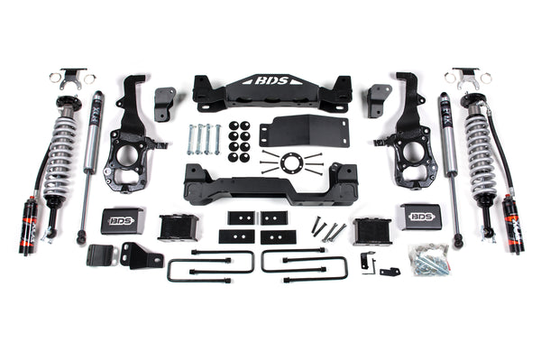 BDS 6 Inch Lift Kit 2.5 Performance Elite Coil-over, Fits Ford F150 21-25 4WD 1579FPE