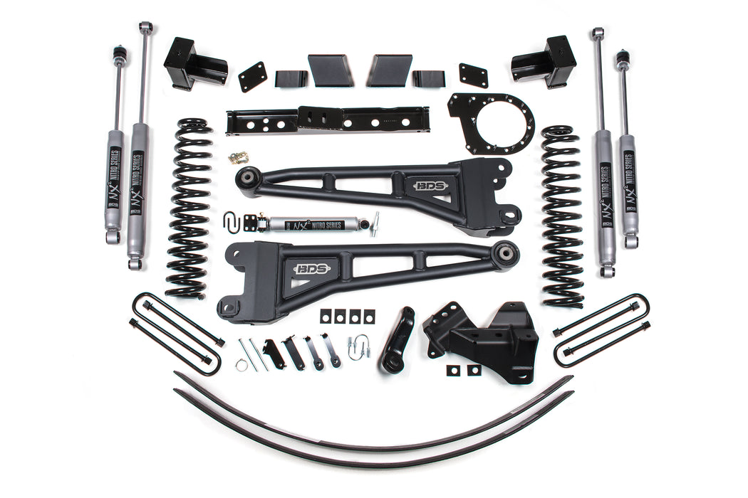 BDS BDS1581H 6 Inch Lift Kit w/ Radius Arm Ford F250/F350 Super Duty (17-19) 4WD Diesel