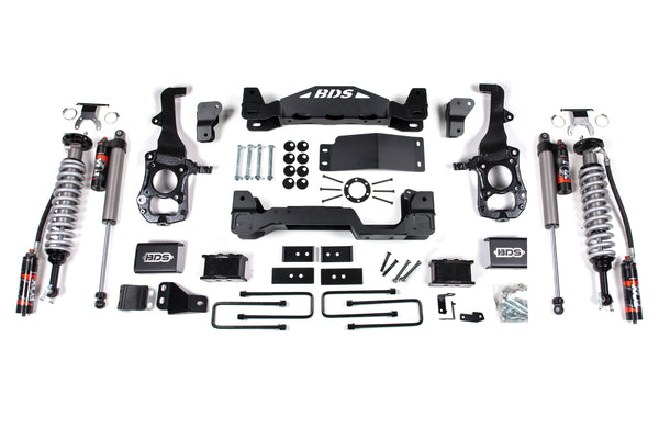 BDS 4 Inch Lift Kit 2.5 Performance Elite Coil-over, Fits Ford F150 21-25 4WD 1584FPE