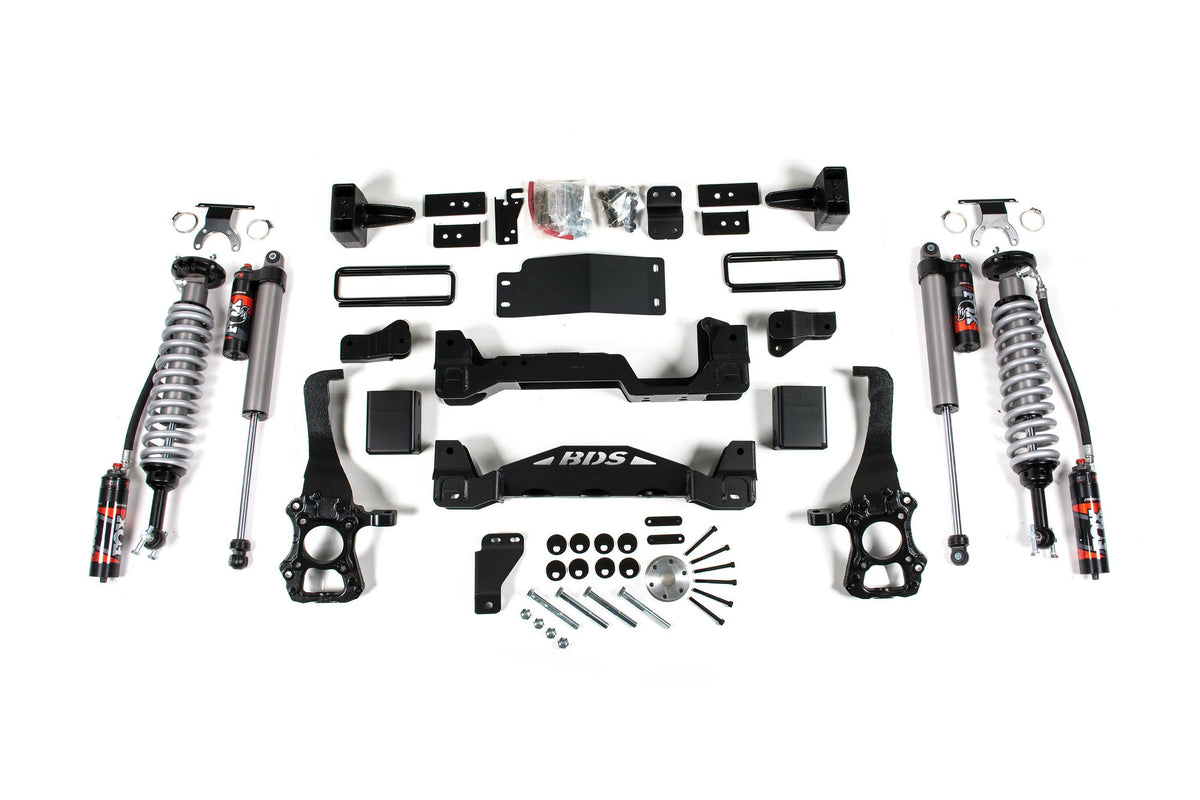 BDS 4 Inch Lift Kit 2.5 Performance Elite Coil-over, Fits Ford F150 15-20 4WD 1590FPE