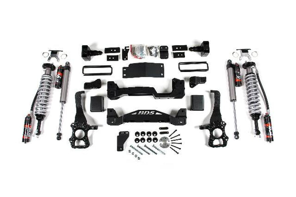 BDS 6 Inch Lift Kit 2.5 Performance Elite Coil-over, Fits Ford F150 15-20 4WD 1591FPE