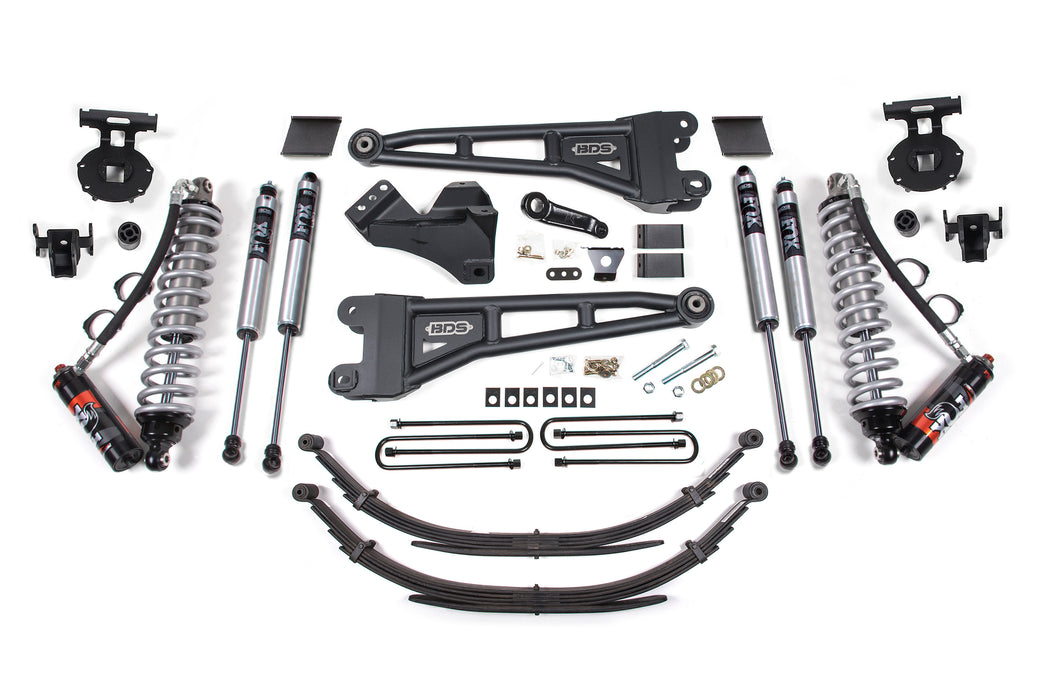 BDS BDS1593FPE 6 Inch Lift Kit w/ Radius Arm -FOX 2.5 Performance Elite Coil-Over Conversion - Ford F250/F350 Super Duty (11-16) 4WD - Diesel