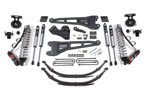 BDS 6 Inch Lift Kit W/ Radius Arm 2.5 Performance Elite Coil-over Conversion, Fits Ford F250/F350 Super Duty 11-16 4WD Diesel 1592FPE